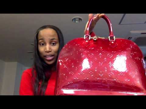 LOUIS VUITTON VERNIS ALMA BB UNBOXING