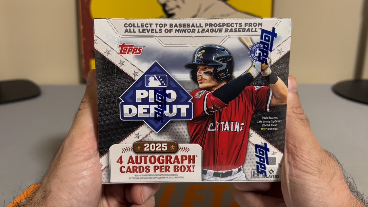 2025 Topps Pro Debut Hobby Box - Hot Box!!! - YouTube