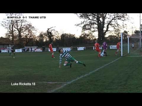 BINFIELD FC TV   BINFIELD 1 2 THAME UTD   Uhlsport Hellenic Prem Div 14 12 06 - YouTube