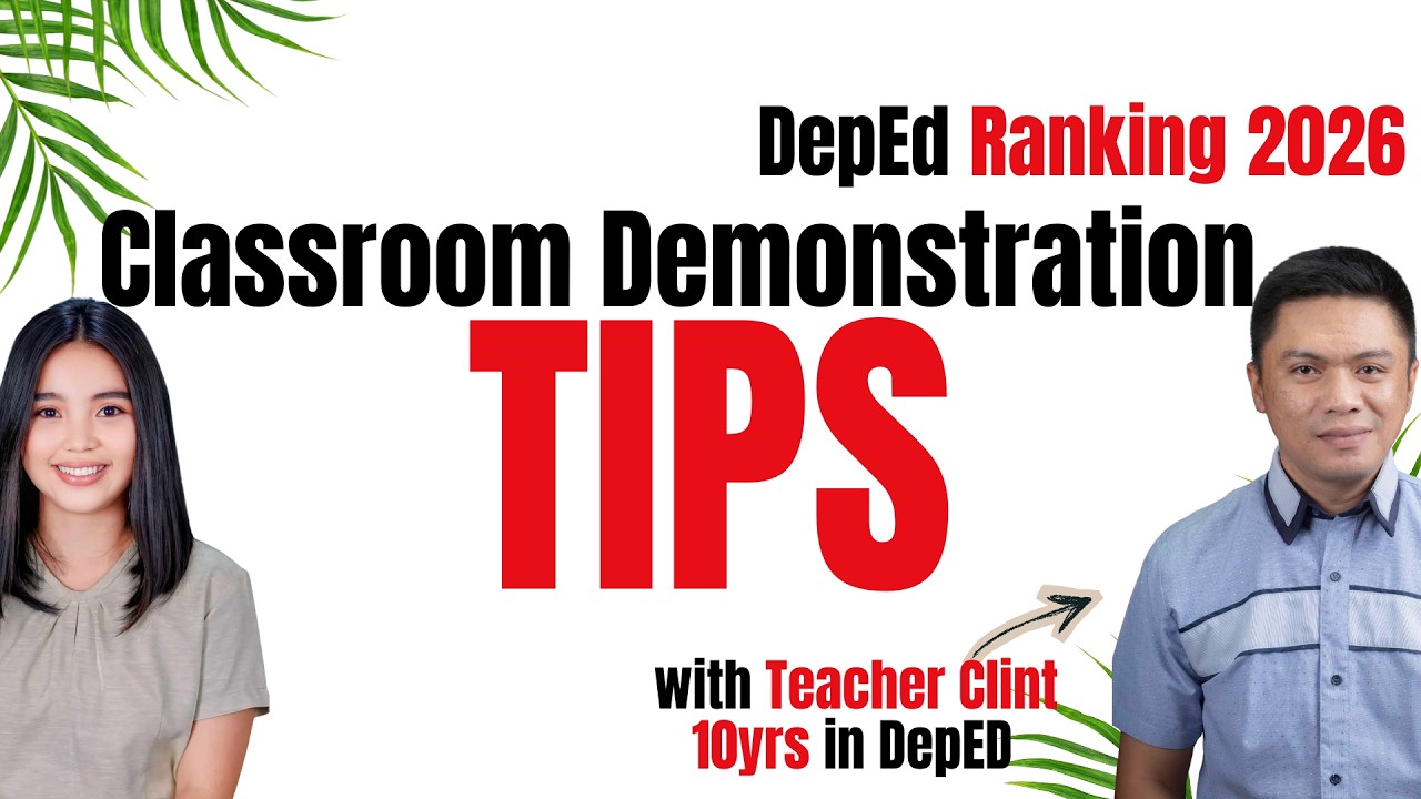 Classroom Demonstration Tips for DepEd Ranking | Demo Ranking Tips 2026