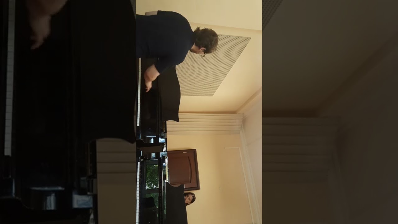 Л.Годовский Пассакалия. Исп. Данила Исаев. Урок проф. В.П.Овчинникова за неделю до экзамена.