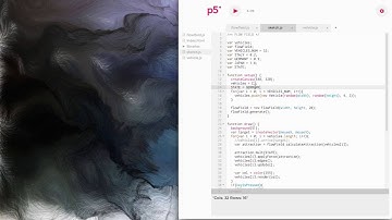 P5js Flow Field - Nations