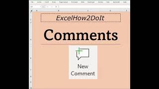 Add Comments or notes to Excel spreadsheets!