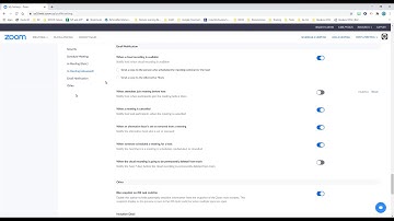 Zoom  Enable email notification when a person joins before you