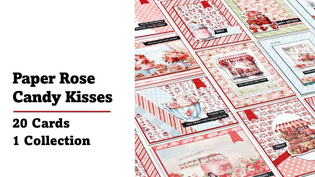 Paper Rose Studio | Candy Kisses | 20 Cards 1 Collection - Kristie