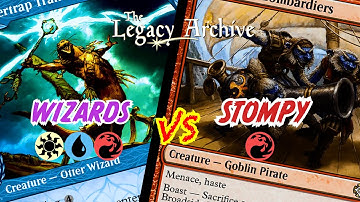 Jeskai Wizards vs Mono Red Stompy - Paper Legacy MtG