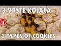 1 TIJESTO 3 KOLAČA🔹1 DOUGH 3 TYPES OF COOKIES