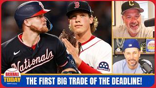 Reaction to the first major MLB trade before the deadline! | Baseball Today