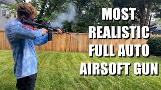 Unboxing The Most Realistic Airsoft Gun | Full Auto M4 Carbine Airsoft Rifle screenshot 1