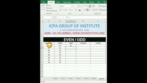 Odd Formula Excel #exceltips #excel #exceltricks #computerknowledge #job #exceltutorial #course