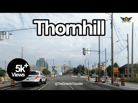 Thornhill Toronto ON 4k Yonge Street Drive Summer 2020