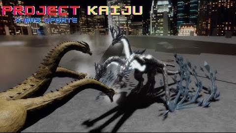 The one who is Frozen?? (Frozen Ghidorah showcase+ gameplay) (Project : Kaiju)