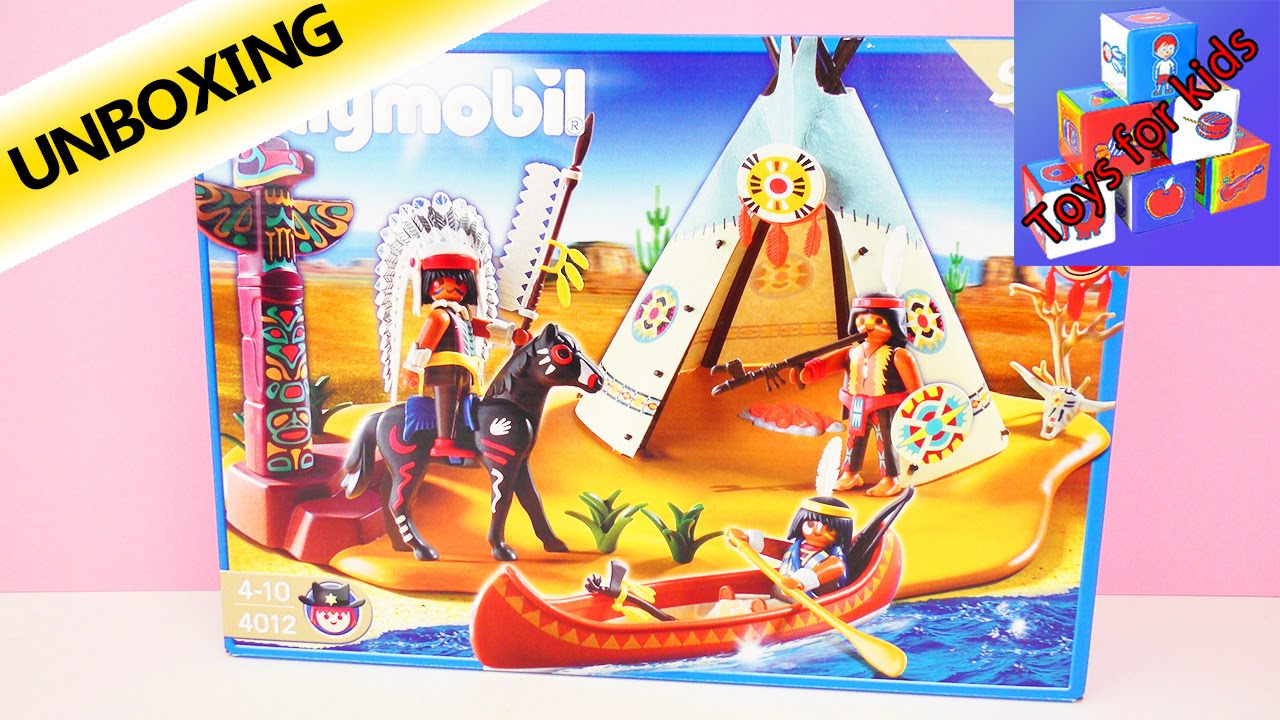 Playmobil Superset Indian camp - Stake, Peace Pipe and Chief