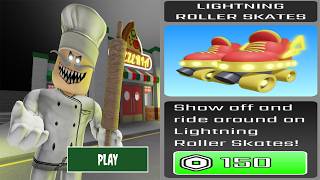 Escape Papa Pizza's Pizzeria! - New Items Unlocked: Lighting Roller Skates 150 Robux Full Gameplay screenshot 4