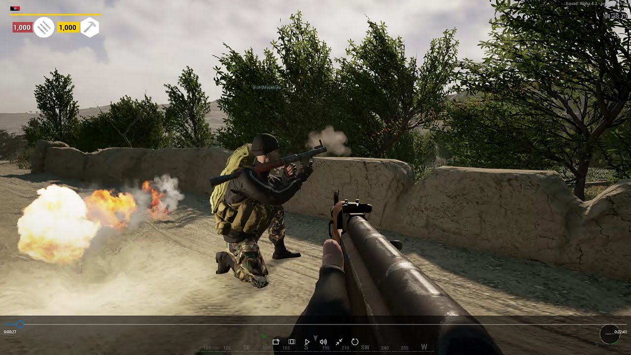 SQUAD Pre-Alpha : The Dude with an RPG