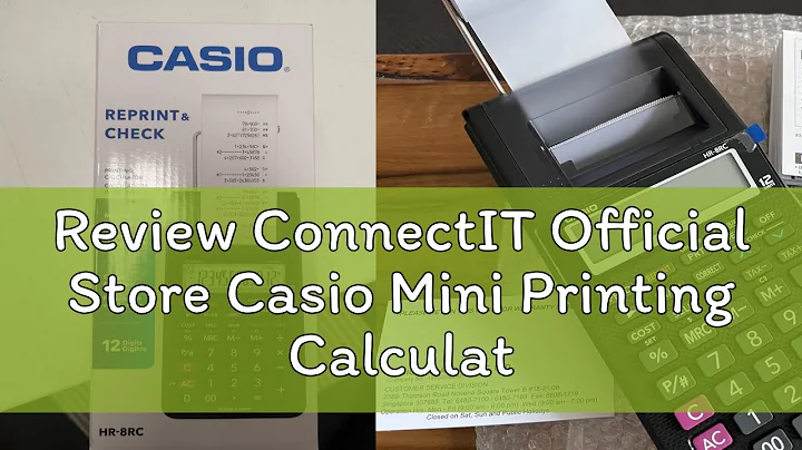 Review ConnectIT Official Store Casio Mini Printing Calculator HR-8RC (Black)(1 Year Local Warranty