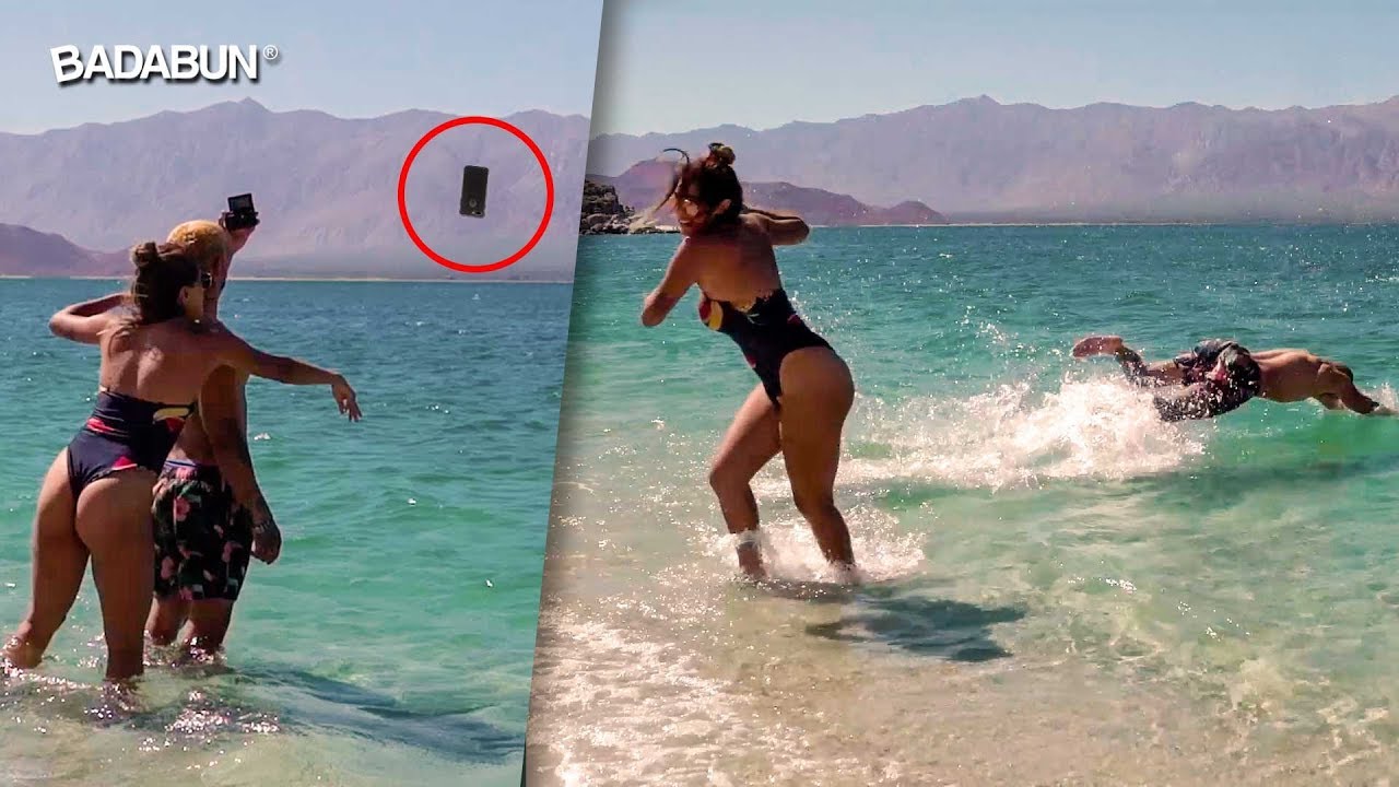 Shantal le da lección a Malcriado que nunca olvidará playa mujeres