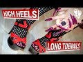 ASMR High HEELS Long TOENAILS Tapping Scratching Relax 