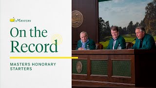 The 2024 Honorary Starters: Jack Nicklaus, Gary Player and Tom Watson | The Masters