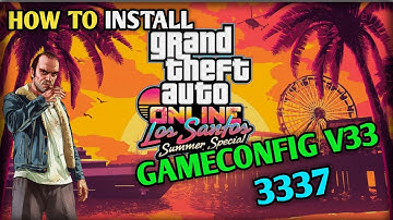 HOW TO INSTALL GAMECONFIG LETEST VERSION 2024 | Gta 5 Crash Fixed | Gameconfig 3337 |#gta5 #gaming
