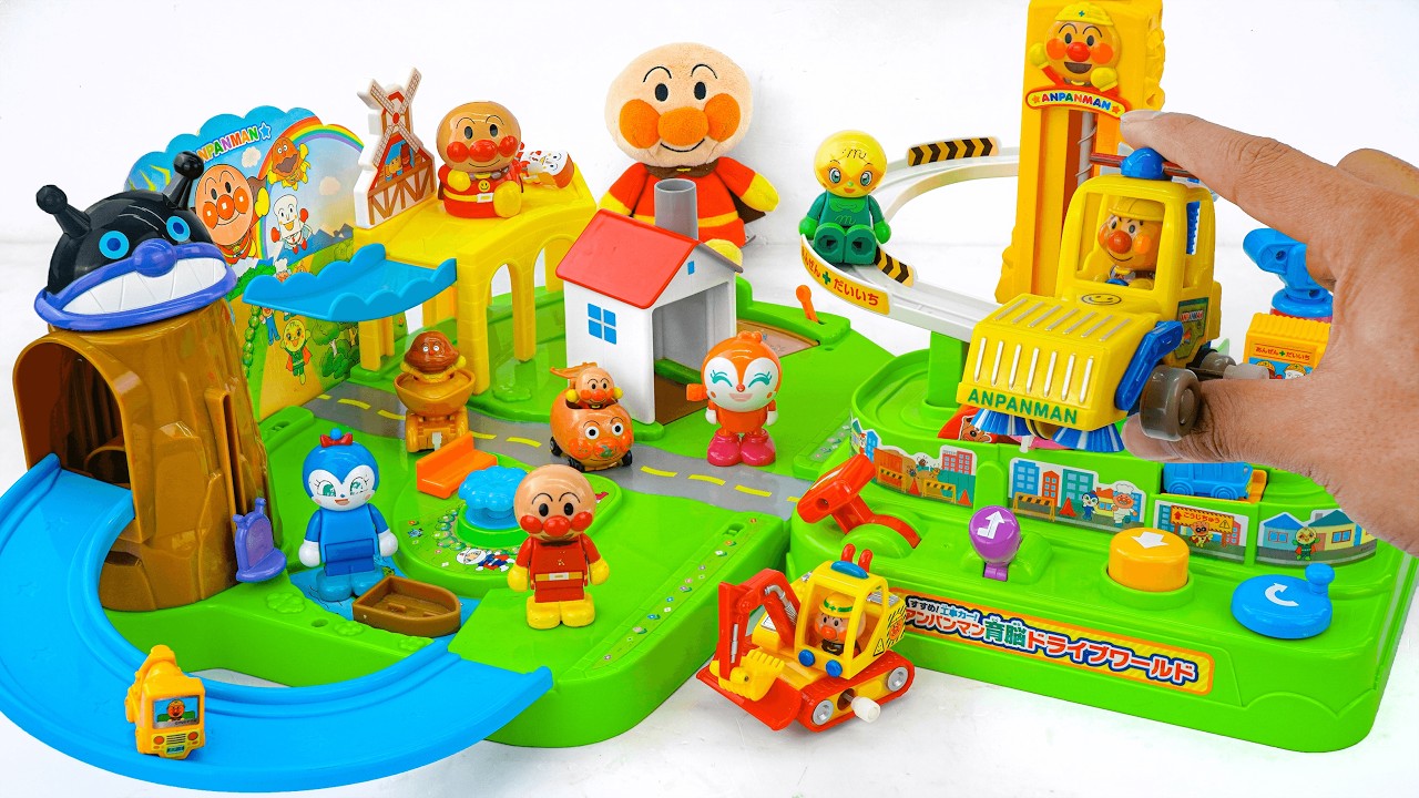 93 Minutes Satisfying with Unboxing Anpanman City Toy Set ASMR
