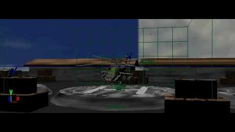 Apache Lift off (playblast) 3D animation