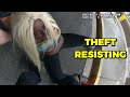 Silly Girl Gets Herself Hogtied!!!  Pinellas Park, Florida - September 27, 2023