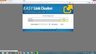 Creating Cloaked And Uncloaked Links Using Easy Link Cloaker Software screenshot 3