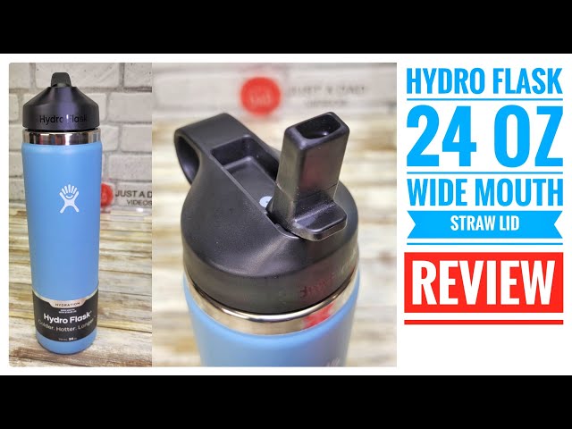 Hydro Flask 24 oz Wide Mouth With Straw Lid