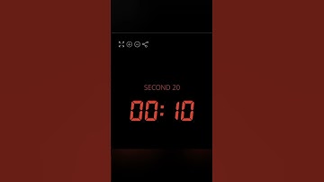 20 second countdown timer