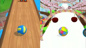 Sky Ball Jump VS Candy Ball Run Gameplay Walkthroungh Android ios Levels 143