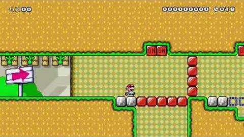 Super Mario Maker 2 20 Sec On/Off Switch Speedrun