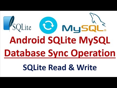 Android SQLite MySQL Sync - 05 - SQLite Database Read and Write Operation