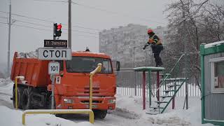 Снегосплавный пункт на Старобитцевской улице