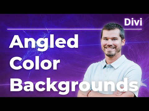 Divi Angled COLOR Backgrounds with Gradient Filter - Upgrade Your Design In A Few Minutes