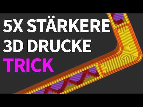Stärke 3D-Drucke & Weniger Supports: Die besten Design Tricks!