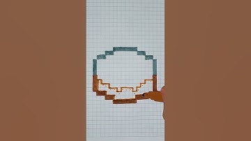 How to Draw CAKE (Minecraft) #shorts #pixelart