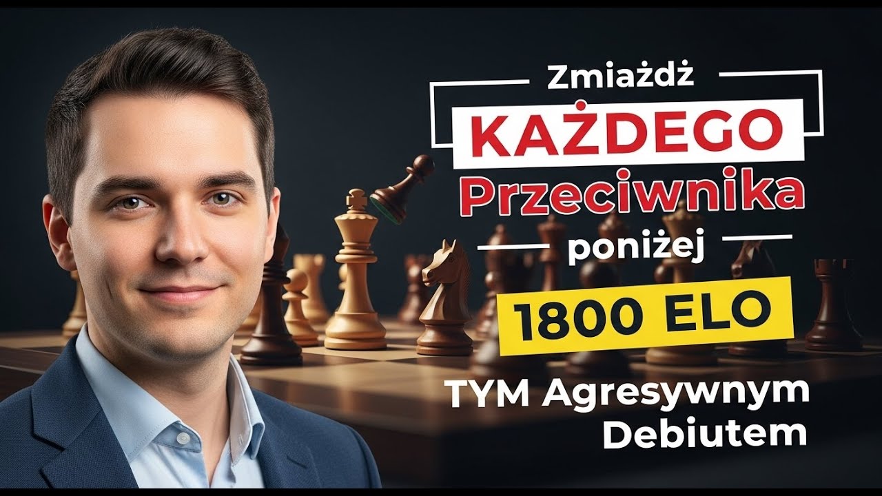 Zmiażdż KAŻDEGO Przeciwnika poniżej 1800 ELO TYM Agresywnym Debiutem