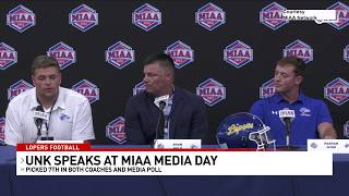 UNK Football Picked 7th in MIAA Preseason Poll | Lopers Talk 2026 Expectations at MIAA Media Day