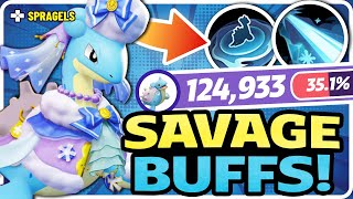 LOL Lapras is busted! New Buffs Make It NEVER GET KNOCKED OUT!