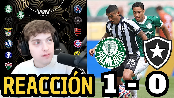 DAVOO XENEIZE REACCIONA A PALMEIRAS 1 - 0 BOTAFOGO 🔥