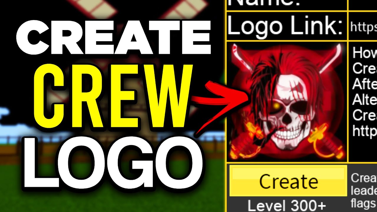 How to Make a Crew Logo in Blox Fruits (2023)  Get Decal Link for Blox  Fruits Crew Logo - 2023 