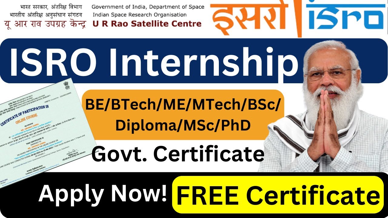 ISRO Internship 2024 ISRO Internships For Computer Science 2024 isro-internship-2024-great-chance-to-work-with-isro-students