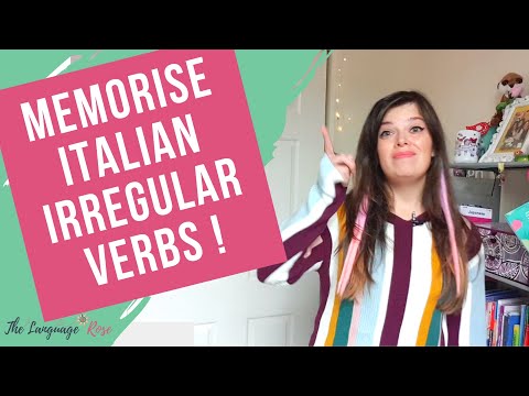 How to memorise irregular verbs in Italian - two simple strategies!