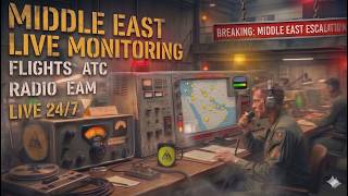🚨 LIVE: IRAN Flight Radar, News, ATC Audio & EAM Signals 24/7 OSINT