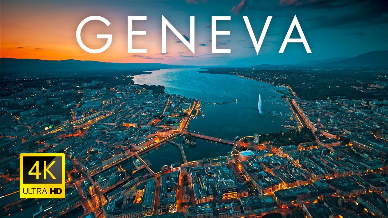 Geneva, Switzerland 🇨🇭 in 4K Ultra HD | Drone Video