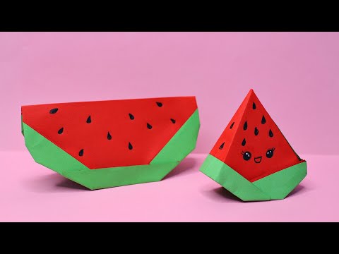 Оригами своими руками из бумаги фрукты