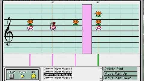 Chrono Trigger Magus on Mario Paint