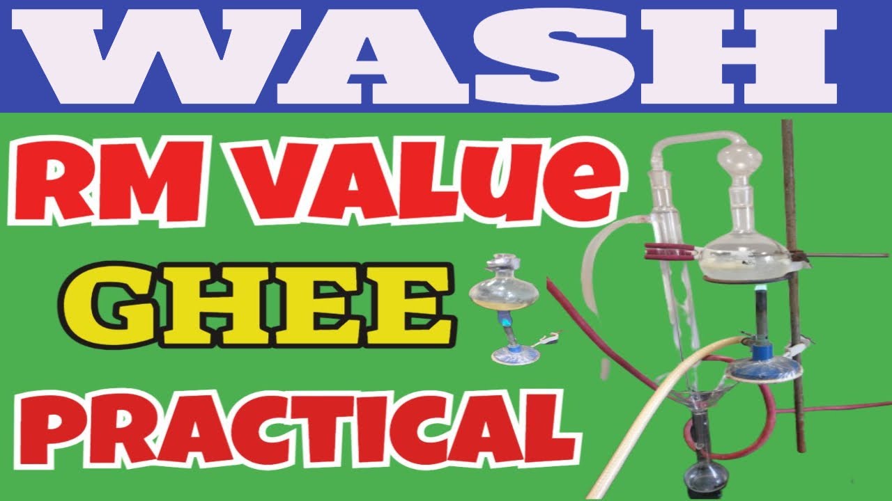 Wash RM value II Dairy Chemistry