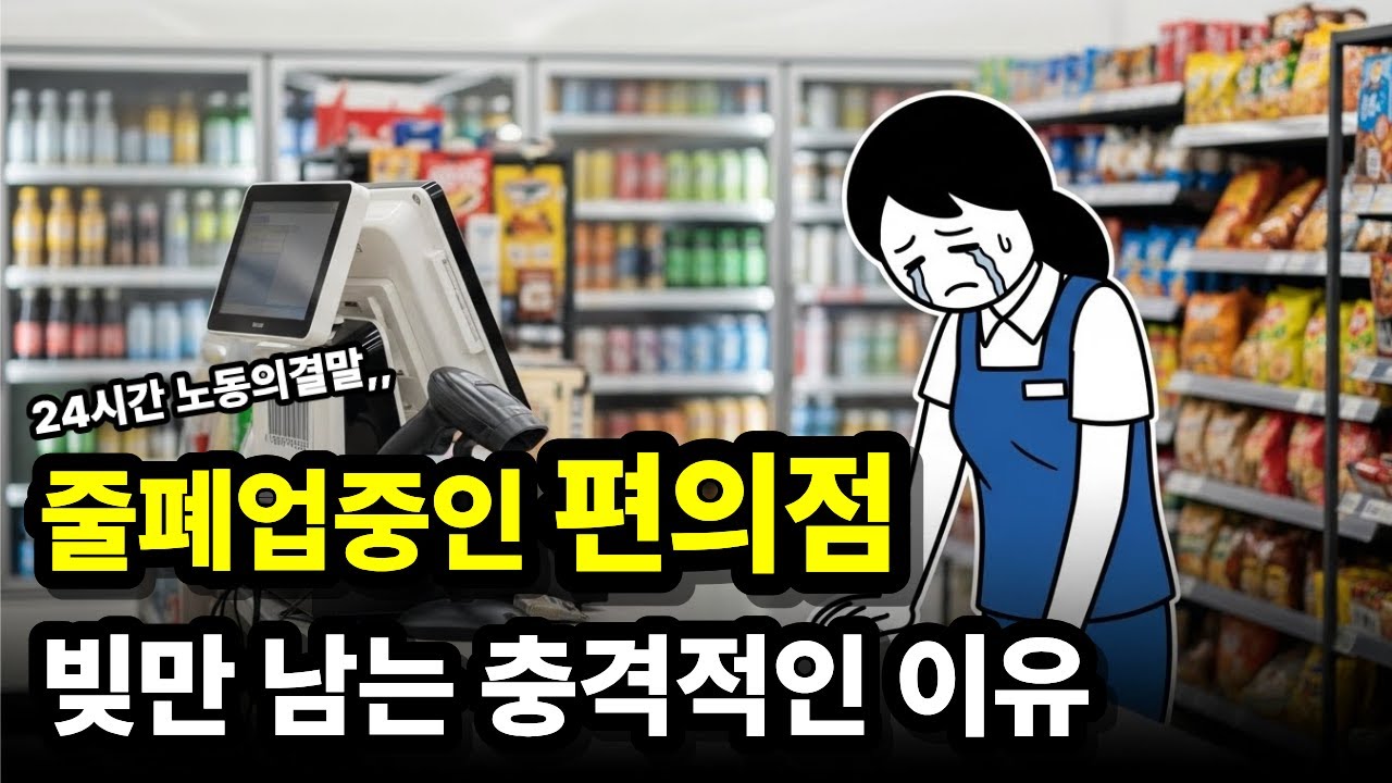 줄폐업중인 편의점 2년 뒤 빚더미에 앉은 충격적인 이유